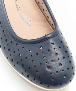 Ballerines Climatyl dessus cuir perforé