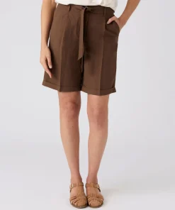 Bermuda mélange lin et viscose