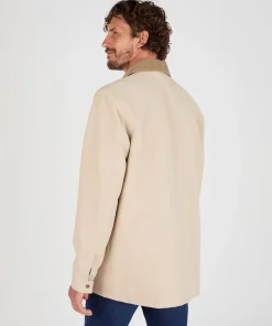 Blouson zippé col velours
