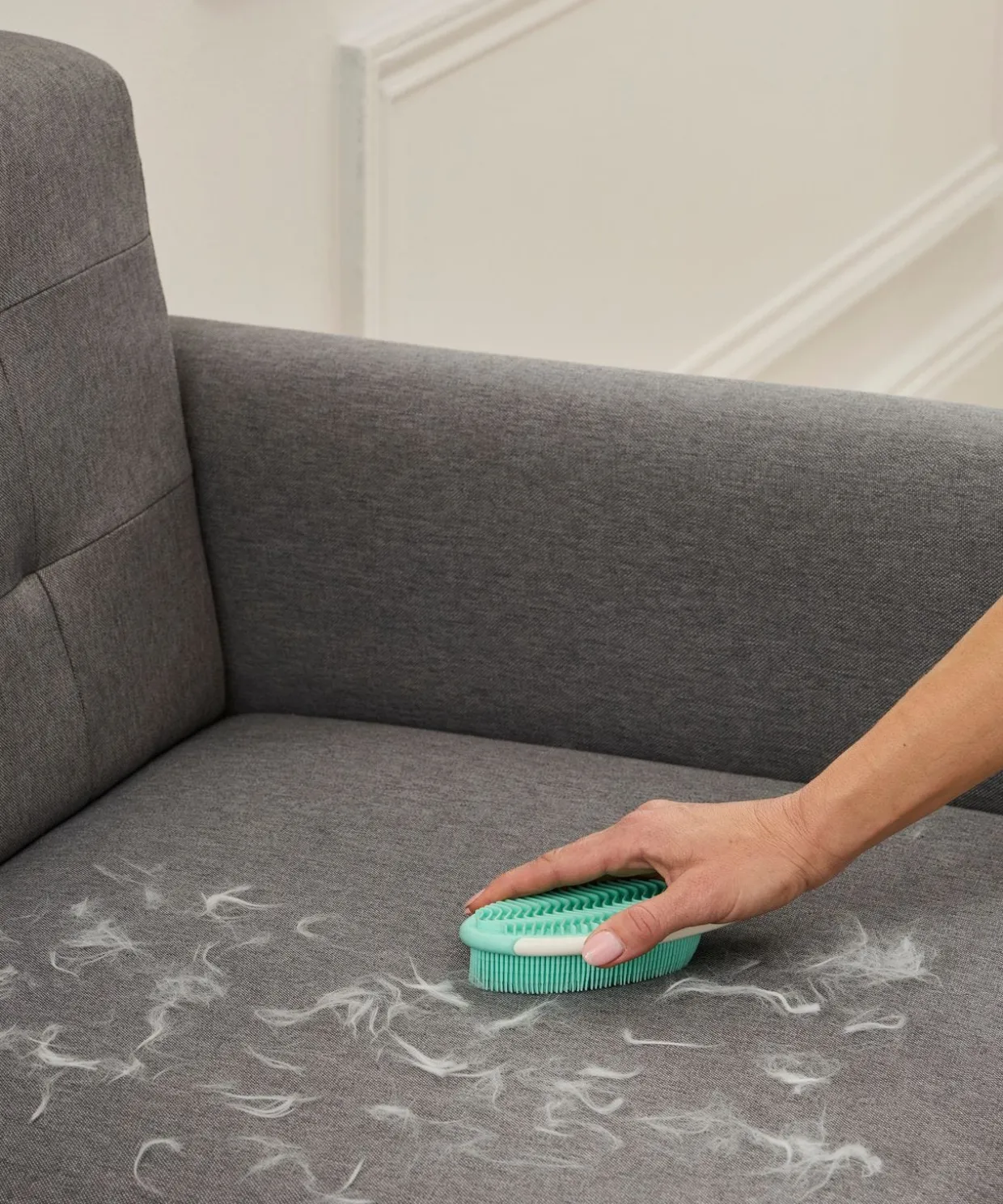 Brosse textile double face