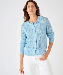 Cardigan maille ajourée