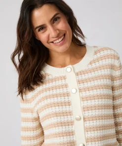 Cardigan uni ou rayé