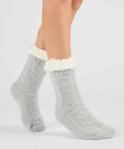 Chaussettes maille douillette torsadée Thermolactyl