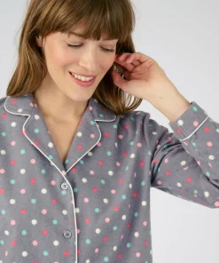 Chemise de nuit flanelle pur coton