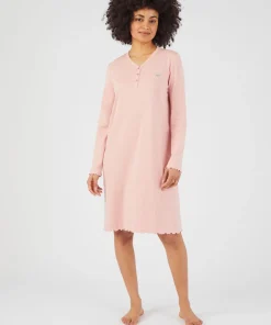 Chemise de nuit maille côtelée