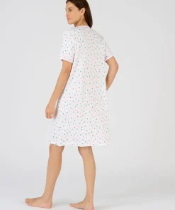 Chemise de nuit pur coton peigné