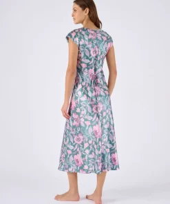 Chemise de nuit satin et dentelle