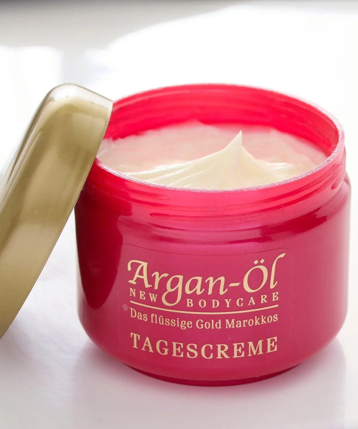 Crème de jour à l'huile d'argan.