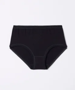 Culotte midi, en coton strech
