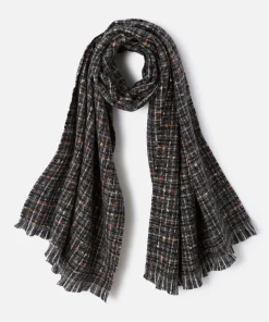 Echarpe effet tweed