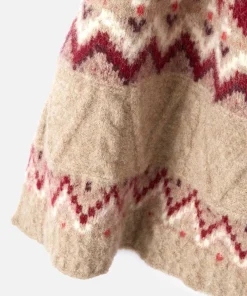 Echarpe Thermolactyl maille chinée et jacquard