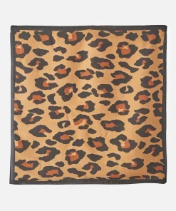 Foulard carré imprimé animalier