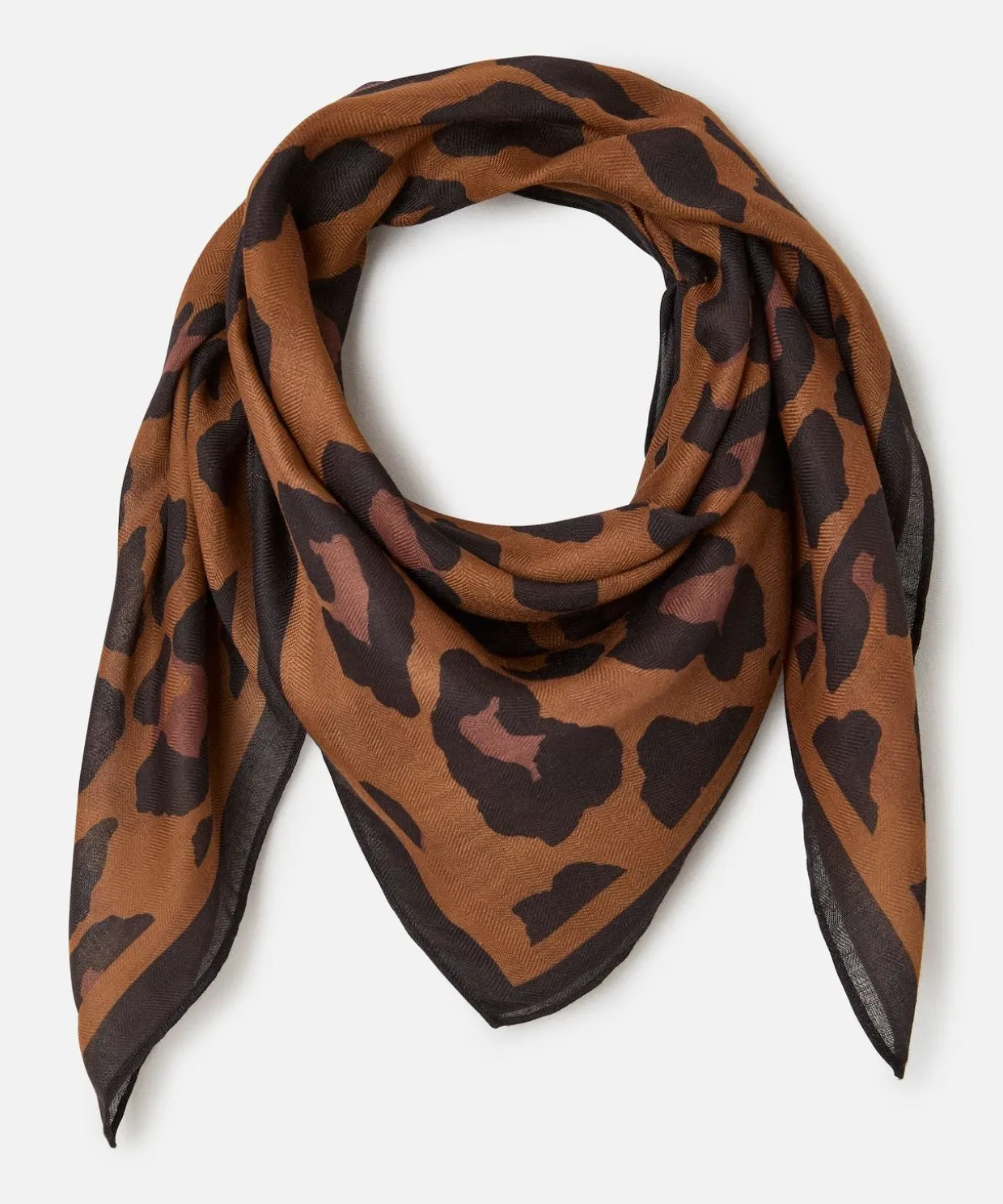 Foulard imprimé animalier