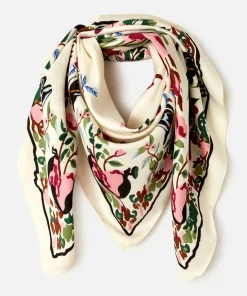 Foulard imprimé végétal