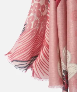Foulard motif grandes fleurs