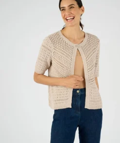 Gilet-boléro jeu de maille