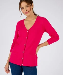 Gilet boutonné manches longues