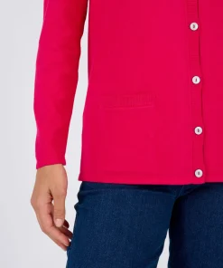 Gilet boutonné manches longues