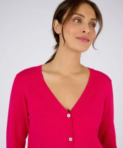 Gilet boutonné manches longues