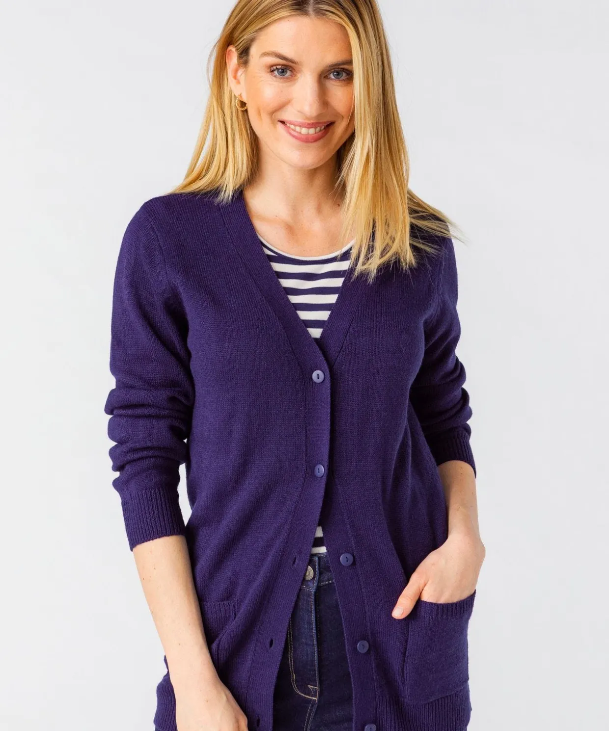Gilet classique maille jersey