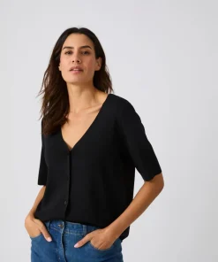 Gilet maille élégant