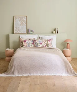 Jeté de lit, de fauteuil ou de fauteuil motif géométrique