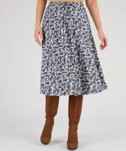 Jupe maille crêpe stretch