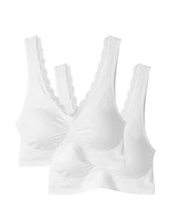 Lot de 2 brassières sans coutures