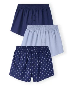 Lot de 3 caleçons ouverts pur coton
