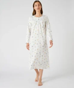 Lot de 2 chemises de nuit jersey pur coton peigné