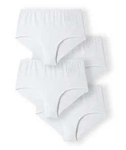 Lot de 4 culottes maxi broderie fantaisie