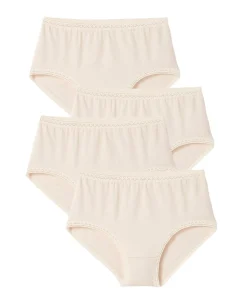 Lot de 3 culottes midi coton stretch + 1 GRATUITE