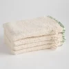 Lot de 4 gants de toilette Olivia
