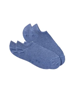 Lot de 2 paires de socquettes mixtes invisibles