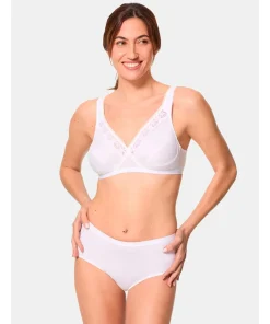 Lot de 2 soutiens-gorge sans armatures Coeur Croisé Coton de Playtex