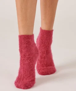 Mi-chaussettes de lit réversibles et mixtes Thermolactyl.