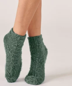 Mi-chaussettes de lit réversibles et mixtes Thermolactyl.