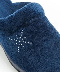 Mules fantaisie strassée