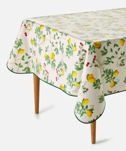 Nappe en toile cirée Citrons et cerises