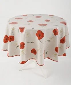 Nappe en toile cirée Coquelicot