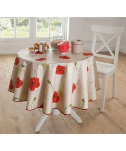 Nappe en toile cirée Coquelicot