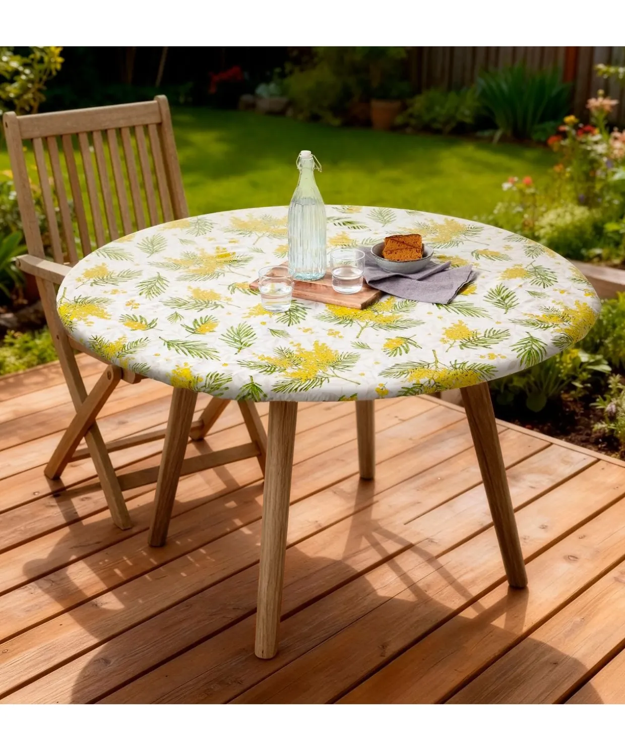 Nappe en toile cirée élastiquée