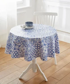Nappe en toile cirée motif carreaux de ciment