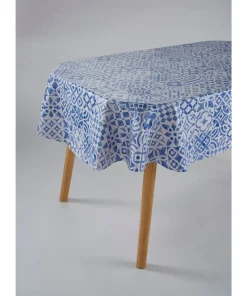 Nappe en toile cirée motif carreaux de ciment