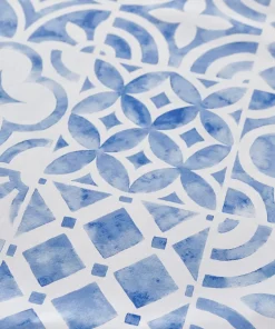 Nappe en toile cirée motif carreaux de ciment