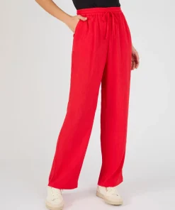 Pantalon crépon enfilable