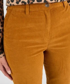 Pantalon flare velours