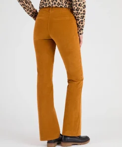 Pantalon flare velours