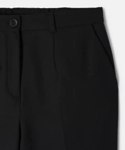 Pantalon large mélange laine bi-stretch 2 statures