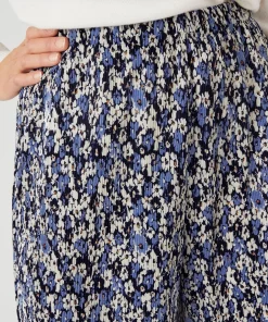 Pantalon 7/8ème maille plissée